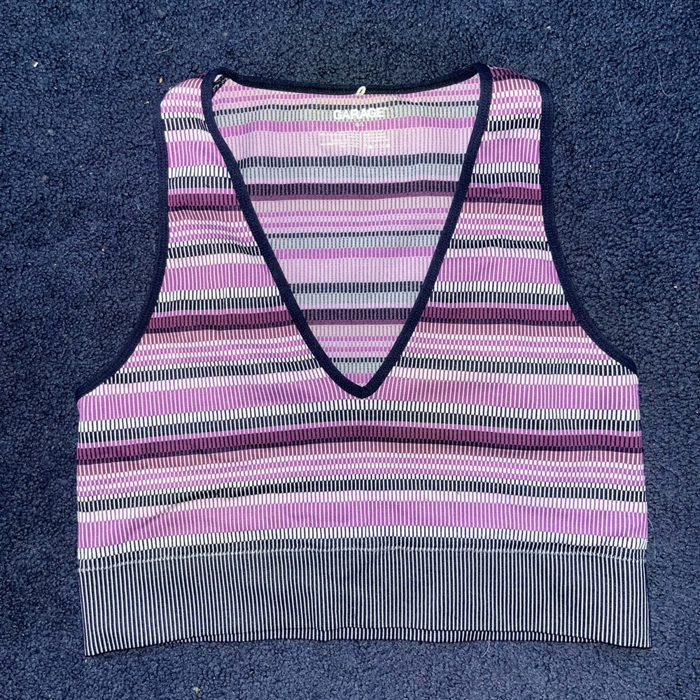 Garage halter top